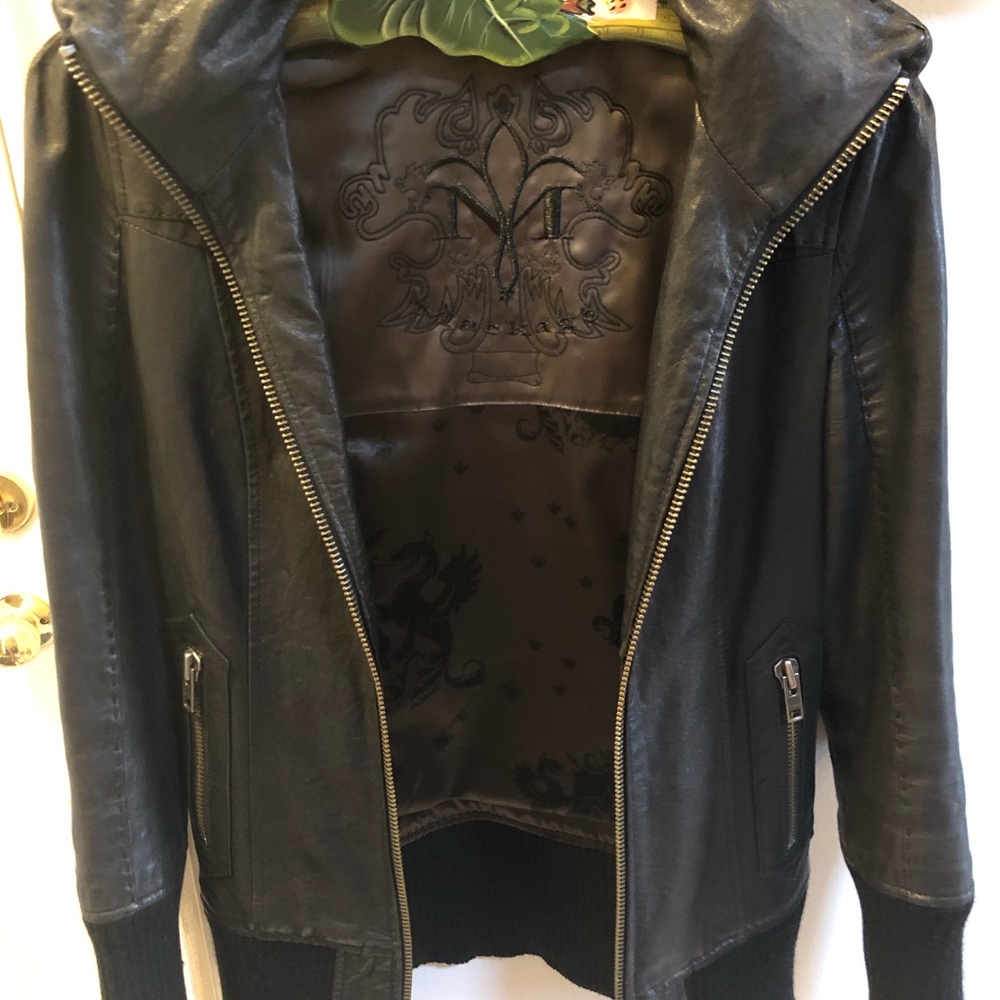 Mackage leather jacket size xs